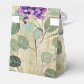 ユーカリプトゥスグリーン結婚式の引き出物ボックス フェイバーボックス (裏面サイド)