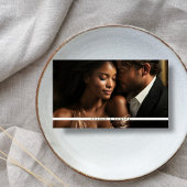 ユーカリプトゥスグリーン&金ゴールド写真QRコードウェディングRSVP エンクロージャーカード