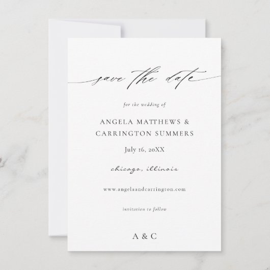 ユーカリプトゥスグロー垂直方向の写真日付を保存 セーブザデート (裏面)