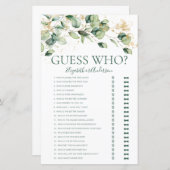 ユーカリプトゥスゲットユーズブライダルシャワーゲーム (正面/裏面)