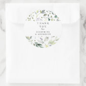 ユーカリプトゥスサンキューステッカーラベル ラウンドシール (バッグ)