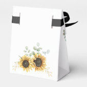 ユーカリプトゥスサンフラワーフローラブライダルシャワー フェイバーボックス (裏面サイド)