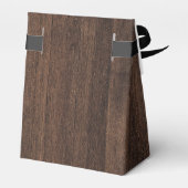 ユーカリプトゥスサンフラワーフローラ素朴ブライダルシャワー フェイバーボックス (裏面サイド)