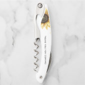 ユーカリプトゥスサンフラワーブライダルシャワーサンキューユー ソムリエナイフ (正面)