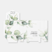 ユーカリプトゥススイートサンキューボタニカルブライダルシャワー フェイバーボックス (折り畳みなし)