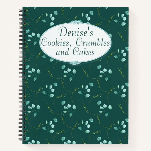 ユーカリプトゥスステムレシピ手帳 ノートブック (正面)