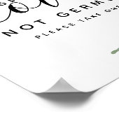 ユーカリプトゥススプレッド愛ではなく細菌ハンドサニタイザー ポスター (角)