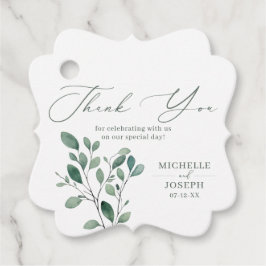 ユーカリプトゥスセージグリーンウォーター結婚カラー フェイバータグ