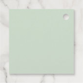 ユーカリプトゥスセージグリーンウォーター結婚カラー フェイバータグ (裏面)