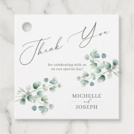 ユーカリプトゥスセージグリーンウォーター結婚カラー フェイバータグ