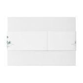 ユーカリプトゥスセージグリーンウォーター結婚カラー 招待状ベリーバンド (裏面例)