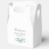 ユーカリプトゥスセージグリーンホワイトボタニッ結婚クス フェイバーボックス (見開き)