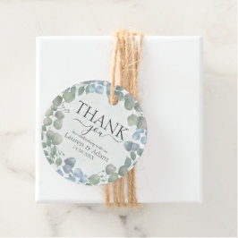 ユーカリプトゥスセージ緑の葉のリース結婚ズ フェイバータグ