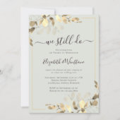 ユーカリプトゥスセージ緑の誓いの更新 招待状 (正面)