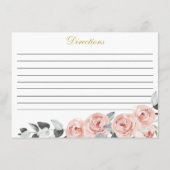 ユーカリプトゥスダスティバラブライダルシャワーレシピ エンクロージャーカード (裏面)