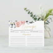 ユーカリプトゥスダスティバラブライダルシャワーレシピ エンクロージャーカード (スタンド正面)