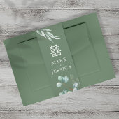 ユーカリプトゥスダブルハピネス結婚式招待状 招待状ベリーバンド