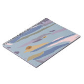 ユーカリプトゥスツリーバークブルー ノートブック (左側)