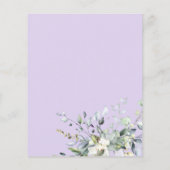 ユーカリプトゥスバジェットブライダルブランチ招待状 (裏面)