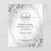 ユーカリプトゥスバジェットブライダルブランチ招待状 (正面)