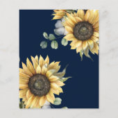 ユーカリプトゥスヒマ結婚フラワーフローラ招待状 (裏面)