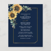 ユーカリプトゥスヒマ結婚フラワーフローラ招待状 (正面)