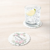 ユーカリプトゥスピンクローズフローラ100thバースデーパーティー ペーパーコースター (インサイチュ)