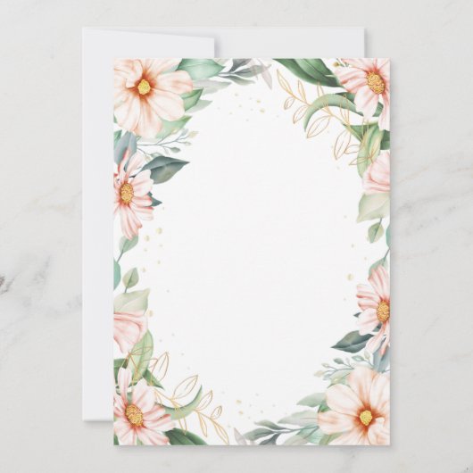 ユーカリプトゥスピーチフローラ20th誕生日 招待状 (裏面)