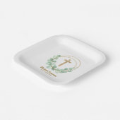 ユーカリプトゥスファースト金ゴールドクロス ペーパープレート (傾斜あり)