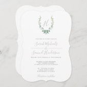 ユーカリプトゥスファームハウスウェディングア招待 招待状 (正面/裏面)