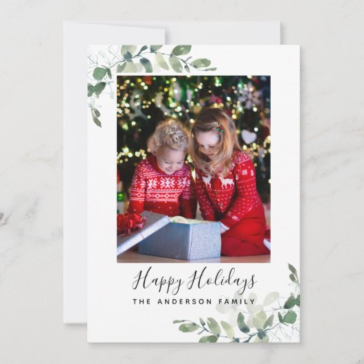 ユーカリプトゥスフォトハッピーホリデーズ シーズンカード (正面)