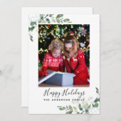 ユーカリプトゥスフォトハッピーホリデーズ シーズンカード (正面/裏面)