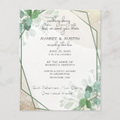 ユーカリプトゥスフレカジュアルームプレーン紙結婚ズ (正面)