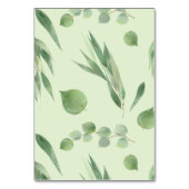 ユーカリプトゥスフレームグリーン金ゴールド茎葉水彩 テーブルナンバー (裏面)