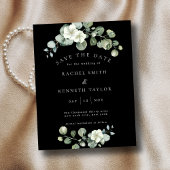 ユーカリプトゥスブラック&ホワイトミニマリスト日付を保存