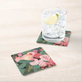 ユーカリプトゥスブーケ スクエアペーパーコースター (インサイチュ)