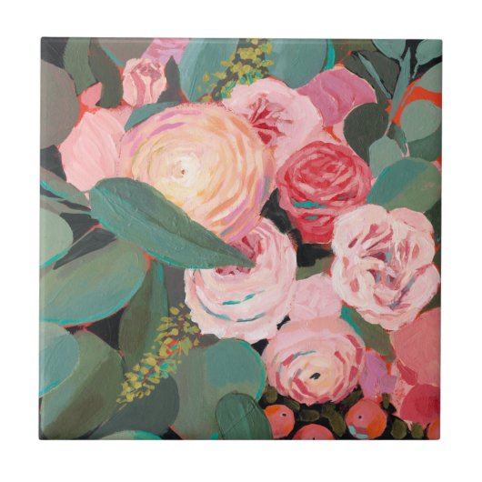 ユーカリプトゥスブーケ タイル (正面)