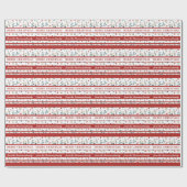 ユーカリプトゥスベリーメリークリスマスパーソナライズされた ラッピングペーパー (フラット)