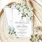 ユーカリプトゥスホワイトファースト聖餐式招待状 招待状