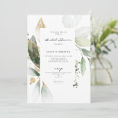 ユーカリプトゥスボタニカルウォーターブライダルシャワー 招待状 (スタンド正面)