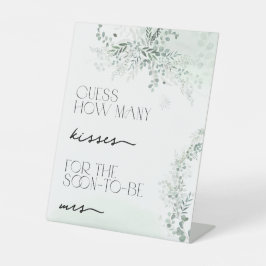 ユーカリプトゥスボタニカルセージ緑どのように多くのキス 台座サイン