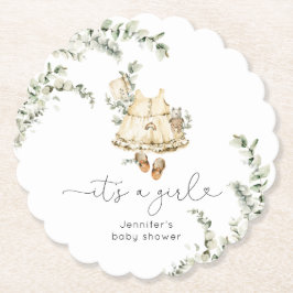 ユーカリプトゥスボホ子供部屋服ベビーシャワー ペーパーコースター