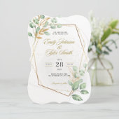 ユーカリプトゥスボホ結婚式招待状 (スタンド正面)