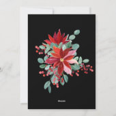 ユーカリプトゥスポアセンティアフローラフォトホリデーカード シーズンカード (裏面)