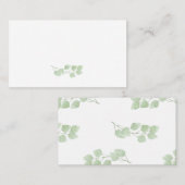 ユーカリプトゥスミニマリストフラット座席表 プレイスカード (正面/裏面)