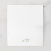 ユーカリプトゥスミニマリスト折り畳み座席表 プレイスカード (外部開封)