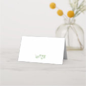 ユーカリプトゥスミニマリスト折り畳み座席表 プレイスカード (正面)