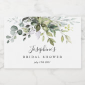 ユーカリプトゥスミニワきらめくインボトルラベル スパークリングワインラベル (シングルラベル)