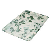 ユーカリプトゥスミントウオーターカラーフローラ バスマット (アングル)