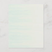 ユーカリプトゥスメイスンジャールモノグラム結婚式招待状 (裏面)